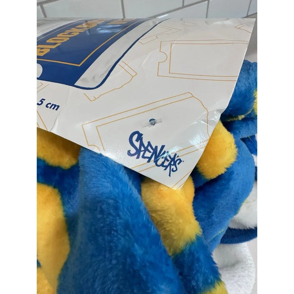 Blockbuster Video VHS Cassette Throw Blanket NWT Spencer's Rare 45 x 60 Blue